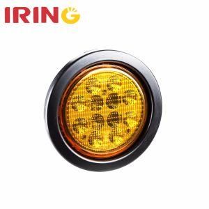 10-30V LED Amber Indicator Turn Signal Side Marker Light for Truck Trailer with E4 (LTL1073A)