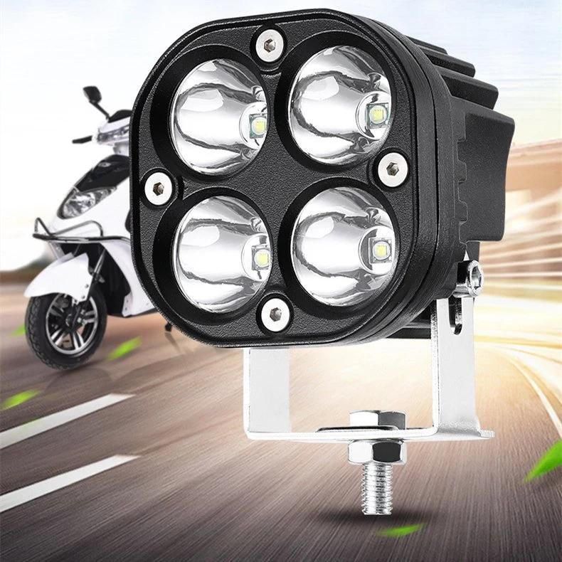 Underbody Round Square Aluminum LED Motorcycle Universal Turn Signal Head Turning Front Tail Auxiliary Decoration Direction Sportlight Headlight