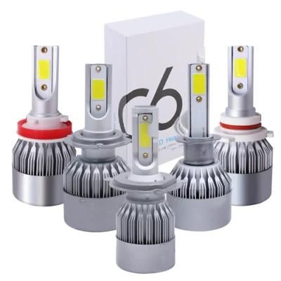 C6 Auto LED Lights 12V DC Car LED Headlight 3800lumen LED Car Light