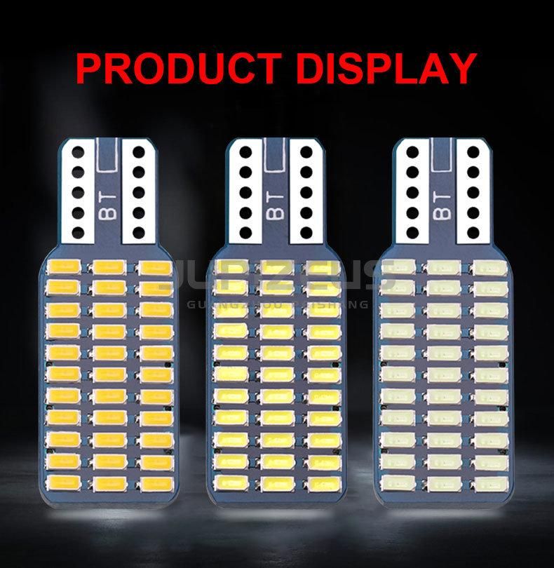 Interior Lights DC12V 33SMD 3014 LED T10 194 168 W5w Reading Dome Bulbs Car LED with Universal