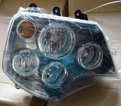 Sinotruk Weichai Spare Parts HOWO Shacman Heavy Duty Truck Electric Parts Cab Parts Factory Price LED Front Headlamp Wg9925720001