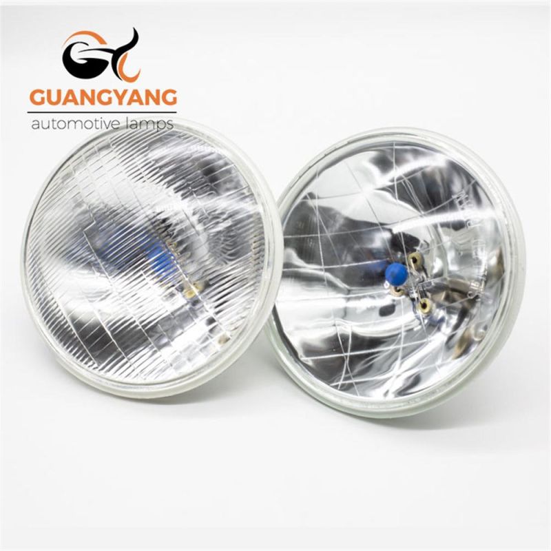 7 Inch Sealed Beam with Halogen Bulb H6014 H6052 Round Warm White