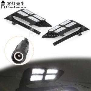 for Chevrolet Cruze 2016 2017 2018 Daytime Running Light Fog Lamp LED DRL Front Bumper Lamp with Yellow Turn Signal Lamp