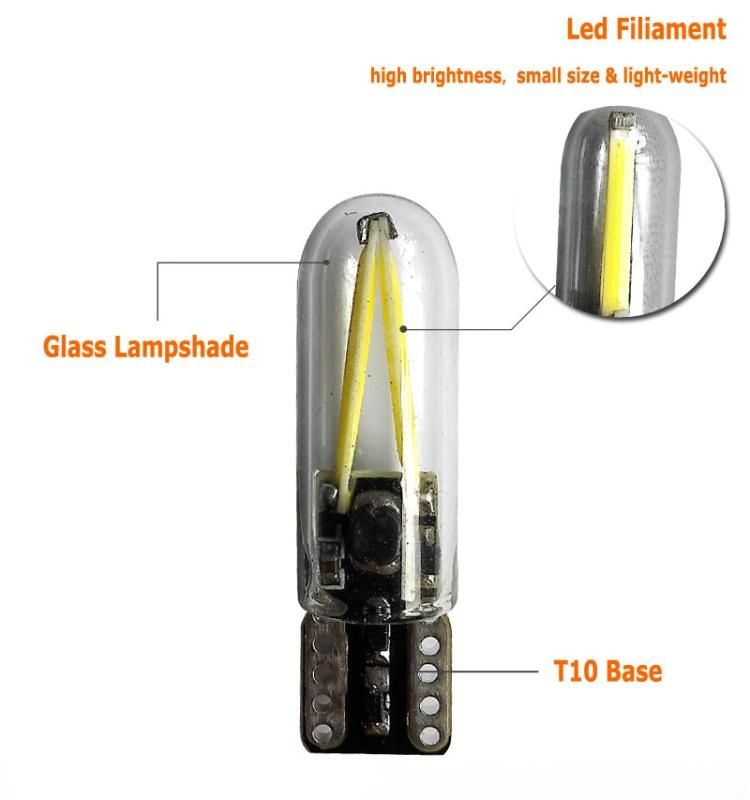 Car Light 12V T10 LED 1 Wattage Lamp Replacement Auto Bulbs