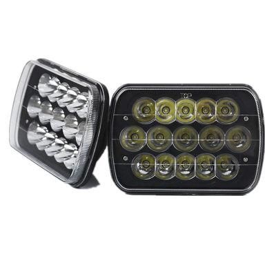 Square 45W 5X7&quot; Auto LED Headlight Hi/Lo Beam 10-30V for Trucks off Road Accessories Car