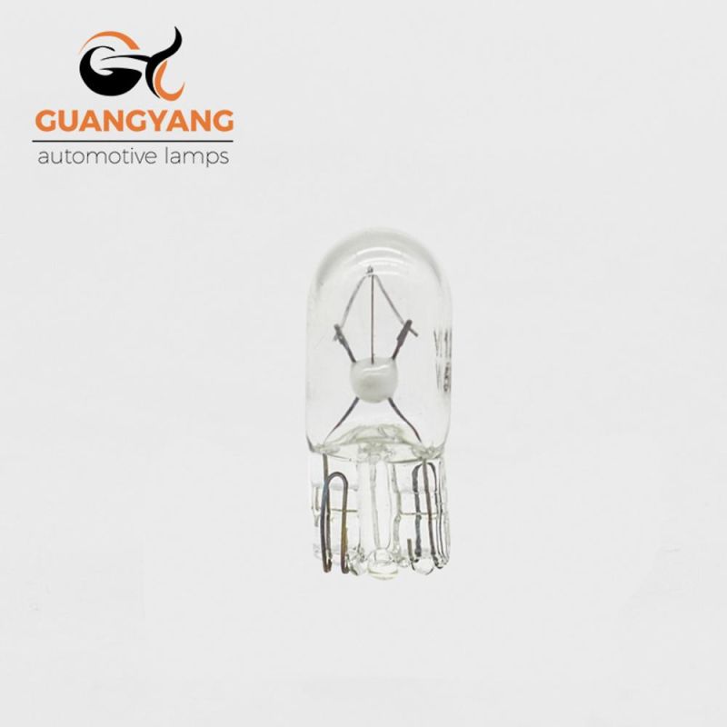 T10 Interior Light with White Glass Beads W5w 12V 5W Clear Color