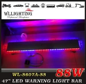 24V LED Warning Light Blue and Red Traffic Flash Light