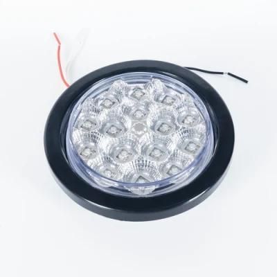 4 Inch Round LED Stop Turn Back-up Trailer Tail Lights