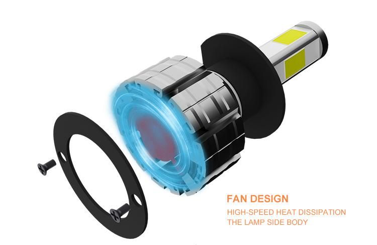 New LED K9 Super Bright LED Car Headlight COB Chips 36W H4 H7 H11 LED Auto Lamp