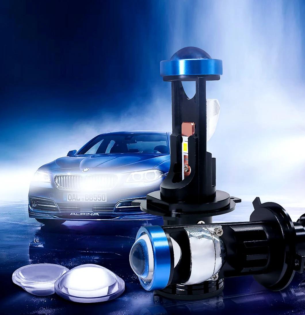 Headlight Projector Bulbs 6000lm Headlight Projector Lens 6000K 90W Headlight Projector Kit