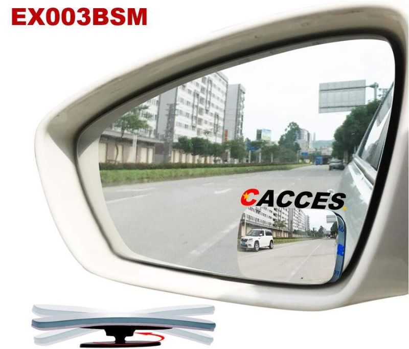 Car Rearview Mirror Blind, Glass Rimless Paste Adjustable Convex Wide-Angle Rearview Mirror for Car/Truck/Bus Blind Spot 2PCS Factory Original Supply Universal