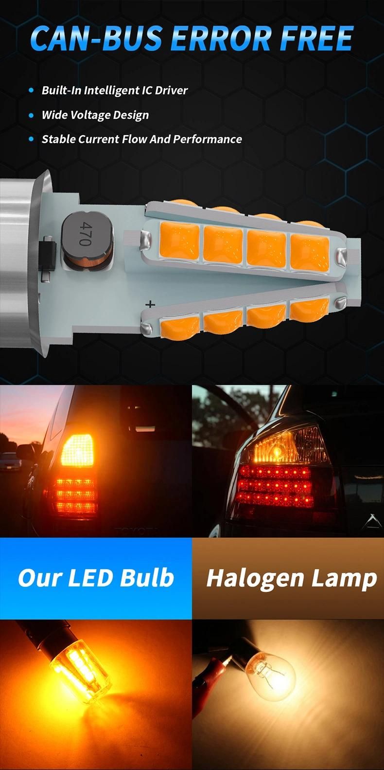 Good Quality 1156 1157 16SMD 3030 LED Turn Signals Light Brake Reversing Light Bulb for Cars