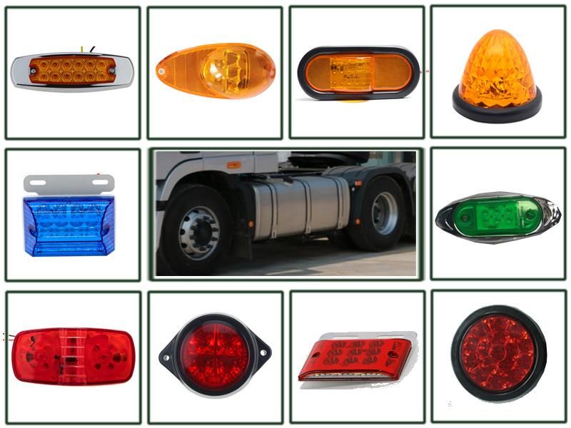Universal LED Truck Trailer Rear Lamp Turn Brake Signal Tail Light