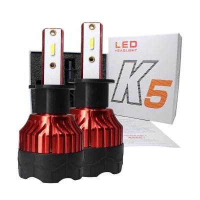 K5 LED Fog Light H1 H3 H27 880 881 9005 9006 Car Bulbs for Auto System