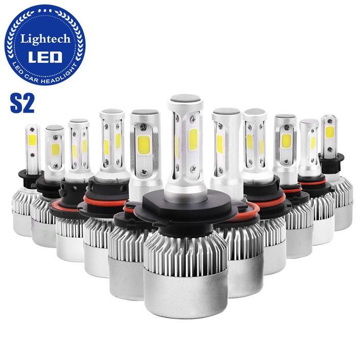 Lightech 60W 8000lumen Car S2 COB LED Headlight Bombillos