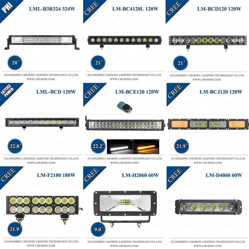 Lmusonu Factory Best Quality Four Row Offroad CREE 12 Inch 144W LED Light Bar