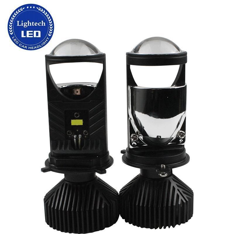 Best High Quality P4 H4 Headlight Projector Lens Super Bright Canbus Projector H4 Mini LED Lens for Auto Headlight