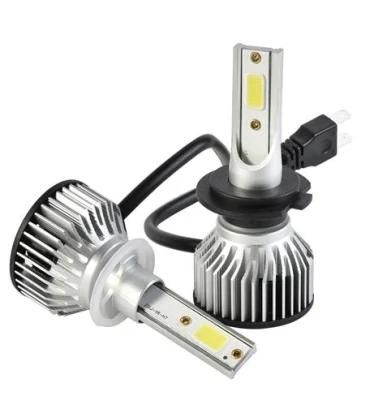 COB Car Headlight 9005 9006 H1 H4 H7 H11 72W 8000lm High Power S2 LED Headlight Bulbs for Car