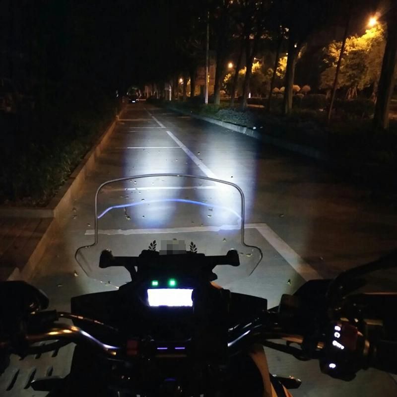 U7 RGB Motorcycle LED Headlights 12V 125W Motorbike Lamp Spotlight Motor Bicycle Fog Light 5color Moto Auxiliary Head Lamp