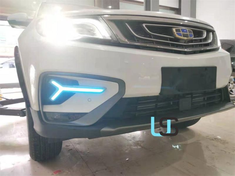 Daytime Running Light Auto Car Front Fog Lamp for 18-21 Geely Proton X70