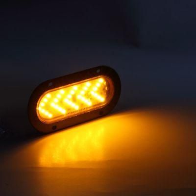 Manufacturer Oval Amber Jumbo Truck Trailer Arrow Direction Indicator 24V LED Signal Tail Lamps Turn Light