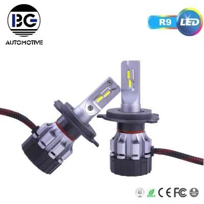 Fan Cooling LED 9006 9005 Auto Light H11 H7 H4 LED Headlight Bulbs