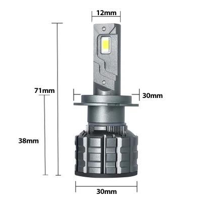 H1 9004 LED Headlight 100W X7 Motorcycle Headlight LED Bulb H13 9006 H4 H7 Csp 3570 LED Headlight Hb3 9005