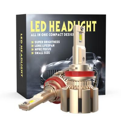 Car Headlight H1 H3 H4 H7 LED Canbus H8 H11 9005 Hb3 9006 Hb4 LED Bulb 20000lm Csp Auto Lights Automobiles Turbo H7 Lamp