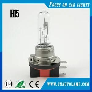 Hot Sale Clear Halogen H15 Auto Bulb with E4