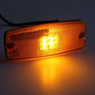 Auto Outline Signal Car Truck Trailer LED Side Marker Lights with Reflector