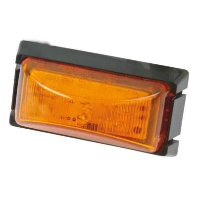 E-MARK 12V LED Truck Trailer Lights Surface Mount 6 LEDs LED Side Clearance Light