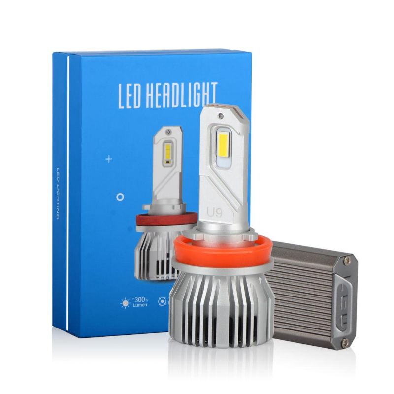 90W Super Bright H4 LED Headlight 12000lm U9 LED Headlight H7 Auto Lighting LED H7 H4 H11 Auto Bulb