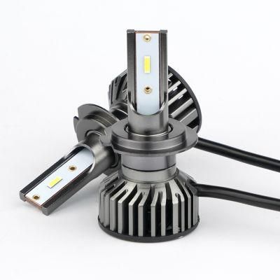 Minif2 Auto Accessories H1 H3 H4 H7 H11 H13 9006 9007 4500lm 48W H4 6500K LED Car Headlight Kit Yellow Light Bulb