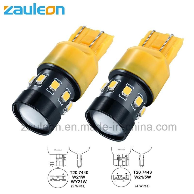 T20 7440 7443 Amber Automotive LED Replacement Bulb