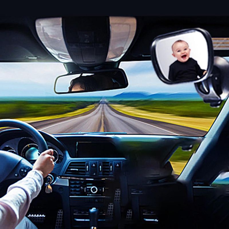 Adjustable Suction Cup Front Baby Car Mirror