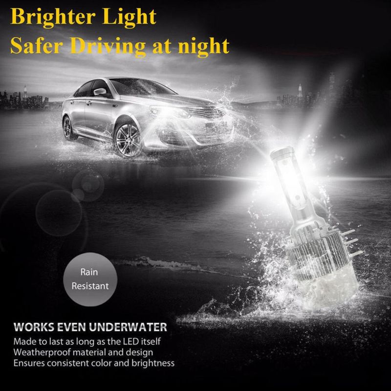 Super Bright 2PCS 14400lm T2-H4 High Quality LED Car Headlight Bulb. H4 LED Headlight H4 LED Lamp 12V 24V Auto Lamps