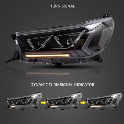 Pickup Truck Repalcement Headlight for Totota Hilux Rocco 2015-2019