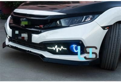 for Honda Civic 2016-2018 OEM DRL Fog Driving Lamps Front Bumper Auto Brake Reverse Turn Signal Daytime Running Light