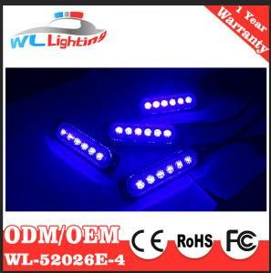 Emergency Blue Grill and Surface Mount LED Lighthead