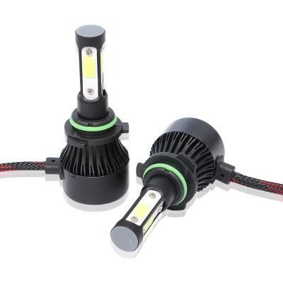 4 Sides LED Headlight Bulbs LED Automobiles Headlamp H7 H4 H11 H13 9005 9006 COB Hb3 Hb4 9012 9004 9007 5202 6000K 12V Auto Headlight
