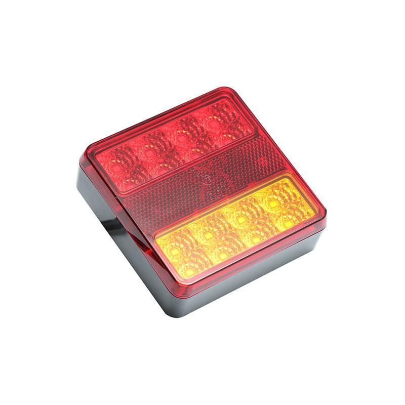 12V 100X100mm Square Universal LED Truck Trailer Lights