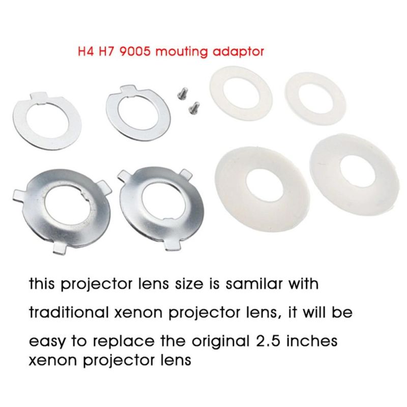 Lightech Auto Mini H1 Model LED Bi Projector Lens Rx9 Retrofit Headlight H7 H11 H4 Refit