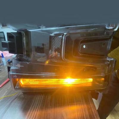 Pick up Truck 4 Len Projector Full LED Headlamp Headlights for Silverado 1500