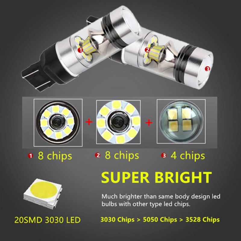 Car Bulb CREE LED Chips 360 Degree Light H1 H4 H7 H8 H11 9005 Hb3 9006 Hb4 3157 7443 1156 Ba15s 1157 Bay15D 12V~24V 100W