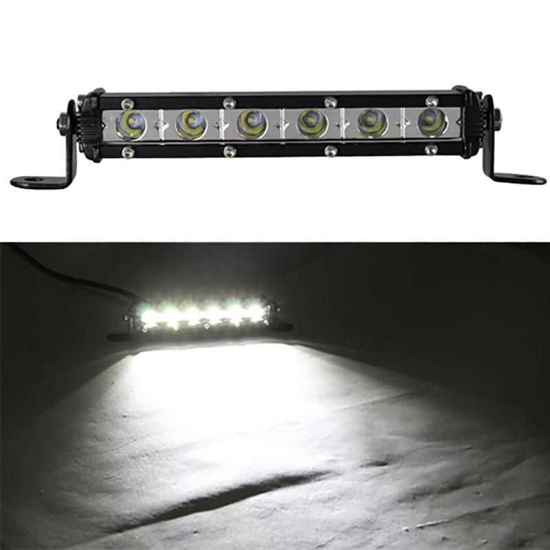 7inch LED Straight Light Bar 18W LED Car Bar Lighting