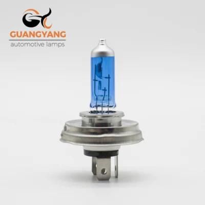 Factory H4 12V 60/55W Blue Color P45t Halogen Bulb Super White