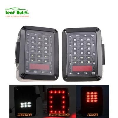 Tail Light Brake Reverse Turn signal Lamp Back up Rear Parking Stop Light for Jeep Wrangler Jk 07-16 LED Tail Lights