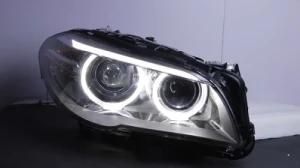 for BMW 5 Series F10 F18 2011-2013 Old Version Head Light Lamp Upgrade to Angle Eyes HID Xenon Headlamp Headlight 2014 to 2017