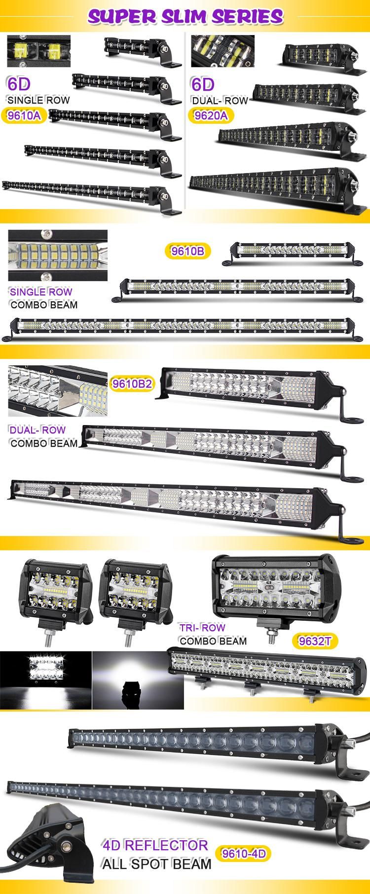 2019 New Products Wholesale Price LED Light Bar Dual Color White Amber Flash LED Bar Truck 4X4 Offroad Barra LED