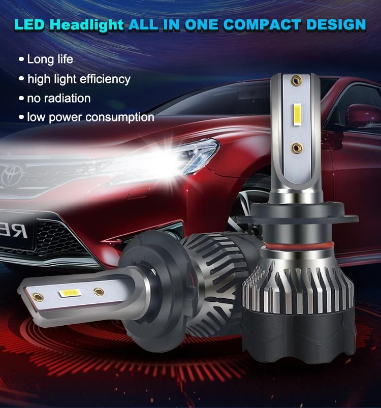 K5 Csp LED 9005 9006 H11 H7 H4 Car LED Headlights 16000lm LED Lamp Fog Light 6000K 8000K